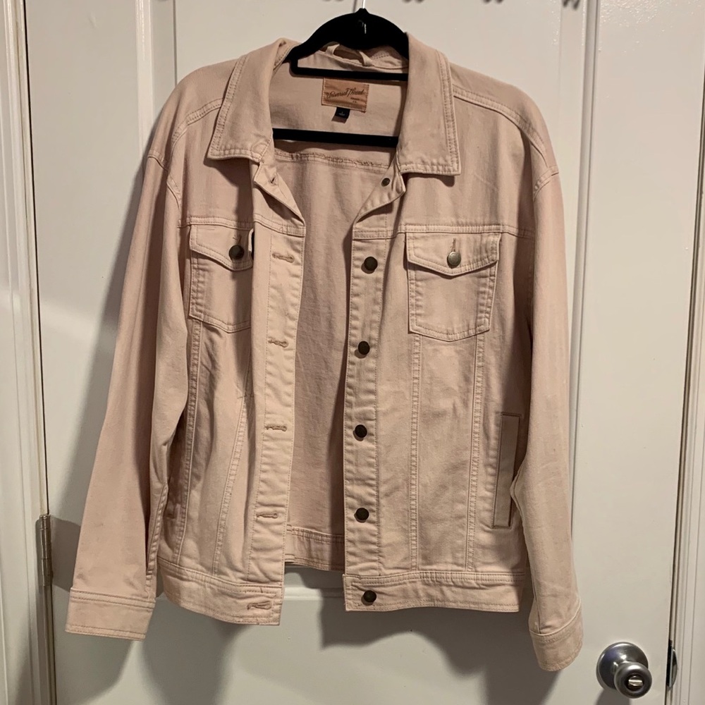 Universal Thread Pink Denim Jacket - image 1